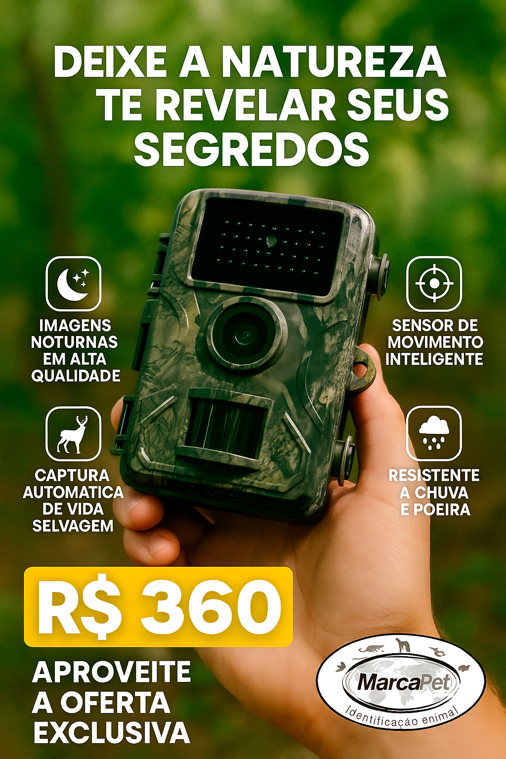 MARCAPET — CÂMERAS DE TRILHA PARA OBSERVAÇÃO DA NATUREZA